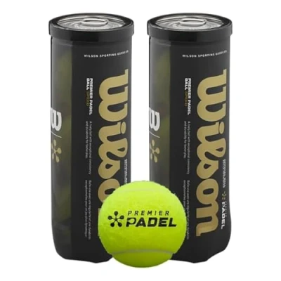 Abbildung von Wilson Unisex Adult Premier Padel Paddel Bälle, Gelb, 2 x 3er Pack