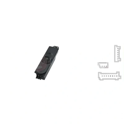 Abbildung von CASCO CWR76016AS Schalter, Fensterheber beifahrerseitig MERCEDES BENZ: Sprinter 5 T Platform/Chassis, 3.5 Platform/Chassis