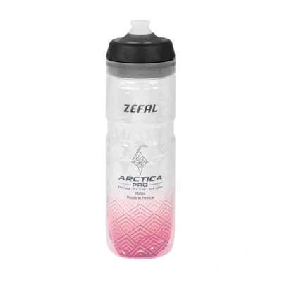 Abbildung von ZEFAL Artica Pro 75 Fahrrad Trinkflasche, Silber/Rot, 750Ml