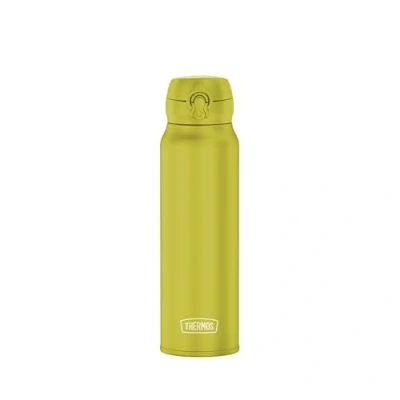 Abbildung von THERMOS ULTRALIGHT BOTTLE 0,75l, glowing green mat, Thermosflasche aus Edelstahl, 10 heiß / 20 h kalt, absolut dicht für Wasser, Tee, stille Getränke