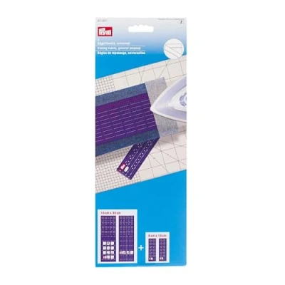 Abbildung von Prym 611937 Bügellineale universal Lineal, Kunststoff, Lila