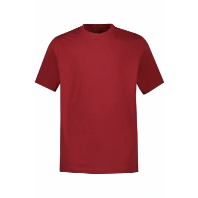 Abbildung von JP1880 Motiv AUF DER BRUST,RUNDHALSAUSSCHNITT Tshirt basic, Herren, Größe: 5XL, Dark red