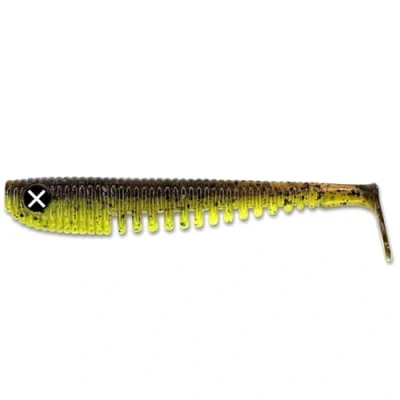 Abbildung von Monkey Lures King Lui 7,5 cm, 10 12,5 14 cm Big L Köder, Gummifisch, Angelköder, Softbait, Zanderköder, Kunstköder Angeln, Gummiköder (Bugs Pumpkin leicht UV aktiv, cm)