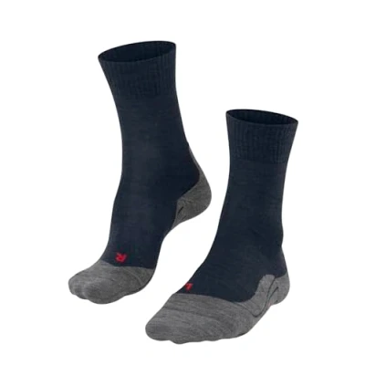 Abbildung von FALKE Damen Wandersocken TK5 Wander W So Wolle Funktionsmaterial antiblasen dünn 1 Paar, Blau Marine 6120, 37 38