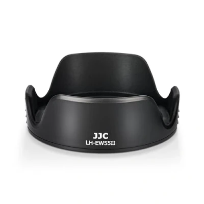 Abbildung von JJC Shade Reversible Tulip Flower Hood für Canon RF 28mm f/2.8 STM Objektiv Ersetzt EW 55 (55mm)