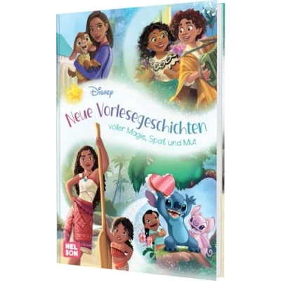 Abbildung von Disney Vorlesebuch: Neue Vorlesegeschichten voller Magie, Spaß und Mut: Vaiana, Stitch, Encanto Wish in lustigen Geschichten ab 3 Jahren