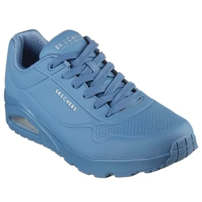 Abbildung von Skechers Herren UNO Stand on Air Sneaker, Blaues Durabuck Mesh, 42.5 EU