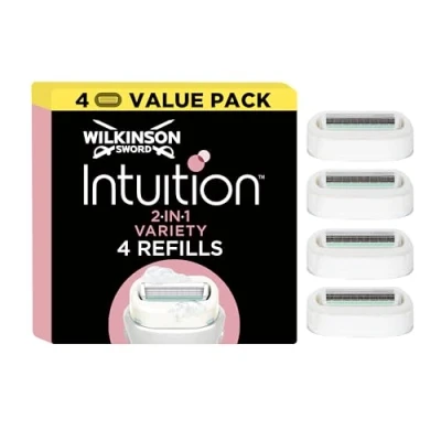 Abbildung von Wilkinson Sword Intuition Summer Variaty Rasierklingen für Damen Rasierer, 4 Stück