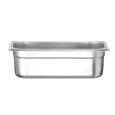 Abbildung von HENDI Gastronormbehälter, Temperaturbeständig von 40 bis 300C, Heissluftöfen Kühl und Tiefkühlschränken Chafing Dishes Bain Marie, 4L, GN 1/3, 325x176x(H)100mm, Edelstahl