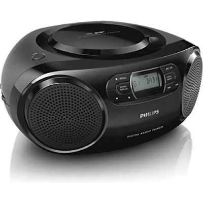 Abbildung von Lecteur de CD Philips AZB500B DAB avec amplification dynamique des basses Noir