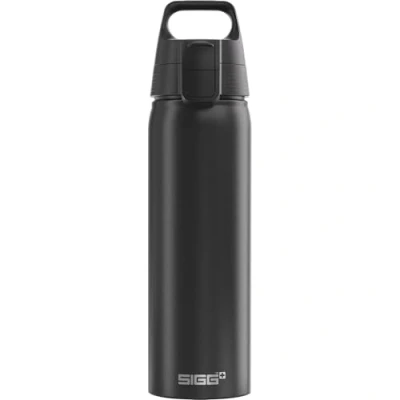 Abbildung von SIGG Alu Trinkflasche WMB Pathfinder Black ClimatePartner Zertifiziert Für Kohlensäurehaltige Getränke Geeignet Auslaufsicher Federleicht BPA frei Outdoor Schwarz 0.75 L