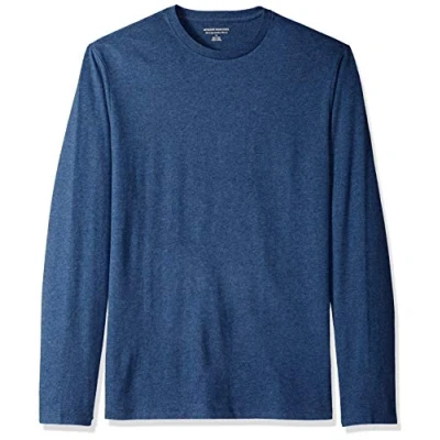 Abbildung von Amazon Essentials Herren Langärmeliges T Shirt, Schmale Passform, Blau Heide, M