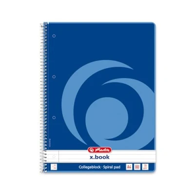 Abbildung von Herlitz 10834125 Notizblock, liniert mit Rand, 80 Blatt