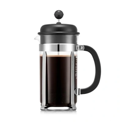 Abbildung von Bodum 1918 01 CAFFETTIERA Kaffeebereiter (French Press System, Permanent Edelstahlfilter, 1,0 liters) schwarz