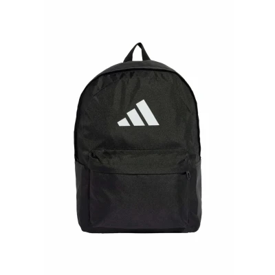 Abbildung von adidas Unisex Classic Three Stripes Backpack Back to School, Black/White, One Size