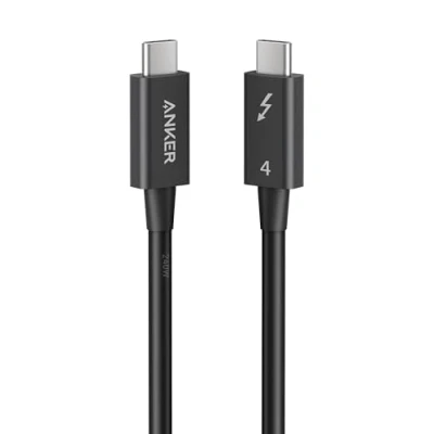 Abbildung von Anker Thunderbolt 4 Kabel, 8K/4K Display, 40 Gbit/s Datentransfer, 240W USB C Ladekabel, kompatibel mit iPhone 16/15, MacBooks, iPad Pro, Hubs, Docks, zertifiziert