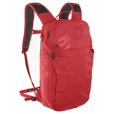 Abbildung von EVOC Ride 8 Fahrradrucksack, Trekkingrucksack (Backpack mit cleverem Taschenmanagement, AIR PAD Rückenpolsterung, Fahrradtasche), True Red