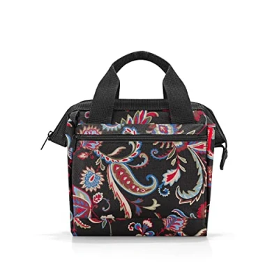 Abbildung von reisenthel allrounder cross paisley black Kleine Crossbody Bag mit abnehmbarem und verstellbarem Schultergurt Aus wasserabweisendem Material