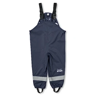 Abbildung von Sterntaler Unisex Kinder Regenträgerhose Ungefüttert Rain Pants, Marine, 92 EU