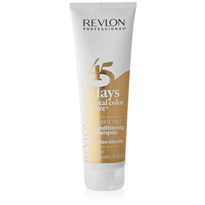 Abbildung von Revlon Professional REVLONISSIMO 45 DAYS Total Color CARE Sulfate FREE Conditioning Conditioner, Damen, Größe: 275 ml, Golden blondes