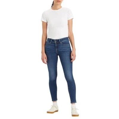 Abbildung von Levi&#039;s 711 Skinny Jeans Fit, Damen, Größe: 24x32, Blue wave dark