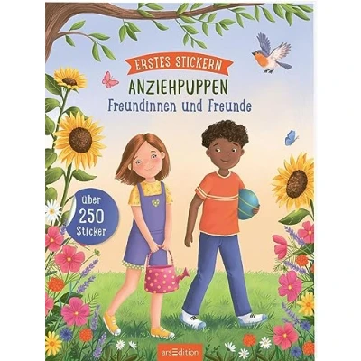 Abbildung von Erstes Stickern Anziehpuppen Freundinnen und Freunde: Über 250 Sticker Stickerheft für Kinder ab 3 Jahren