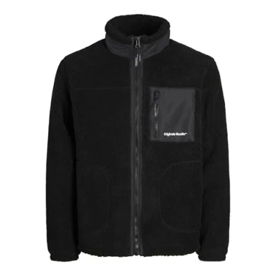 Abbildung von Jack &amp; Jones Jorvesterbro Jacket Fleecejacke, Herren, Größe: Medium, Black