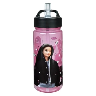 Abbildung von Scooli Barbie Trinkflasche BPA frei, mit Motiv ideal für Kinder und Fans Kindergarten Schule 500 ml