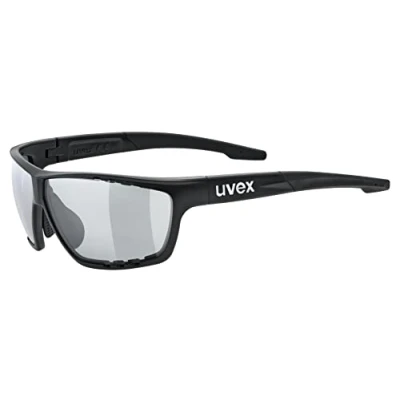 Abbildung von uvex sportstyle 706 V Sportbrille für Damen und Herren selbsttönend beschlagfrei black matt/smoke one size