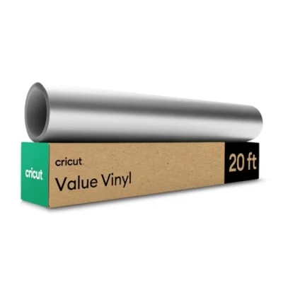 Abbildung von Cricut Value Vinyl Matt, Silber 30,5 cm x 609,6