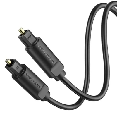 Abbildung von VENTION Optisches Audiokabel 1,5m Toslink S/PDIF Digital Audio Kabel 24K Vergoldet Lichtleiterkabel Kompatibel mit Soundbar, Stereoanlage, Heimkino, PS4, Xbox usw.