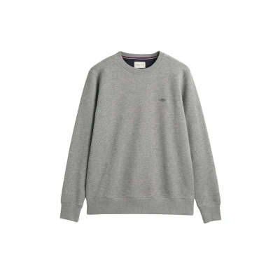 Abbildung von GANT Shield C NECK Sweatshirt, Herren, Größe: XL, Grau