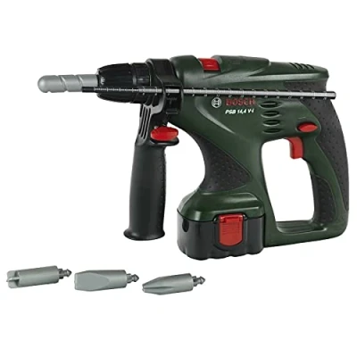 Abbildung von Theo Klein 8450 Bosch Schlagbohrmaschine I Schlagbohrer mit Rechts und Linkslauf auswechselbaren Aufsätzen Maße: 29 cm x 15 4 Spielzeug für Kinder ab 3 Jahren