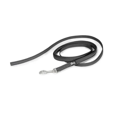 Abbildung von IDC Color &amp; Gray gumierte Leine, 14 mm x 2 m ohne Schlaufe, Schwarz Grau