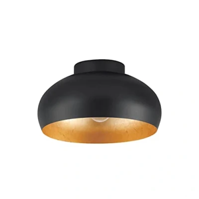 Abbildung von EGLO Mogano 2 Deckenleuchte, Ø28cm, schwarz/gold