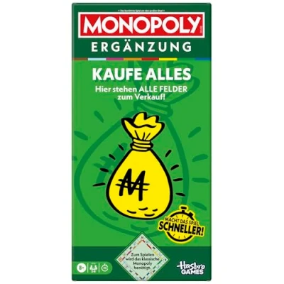 Abbildung von Monopoly ERGÄNZUNG Kaufe Alles (zum Spielen Wird das Klassische benötigt) Deutsche Fassung