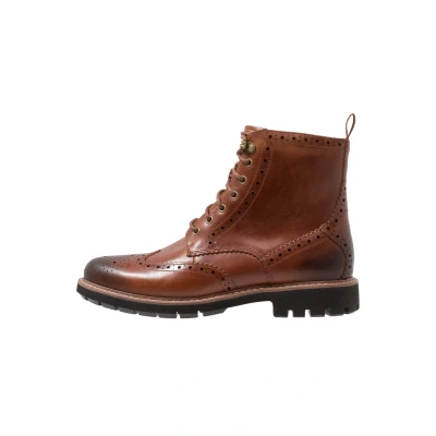 Abbildung von Clarks Batcombe LORD Schnürstiefelette, Herren, Größe: 42, Dark tan Schuhe