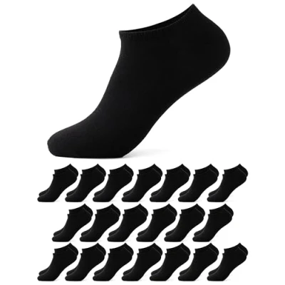 Abbildung von Occulto Herren Basic Sneaker Socken 10 20er Pack (Modell: Alex) 20 X Schwarz 39 42