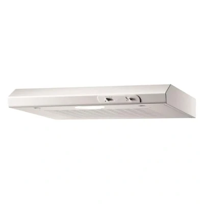 Abbildung von Respekta Dunstabzugshaube Unterbau / 60 cm Metallgehäuse in Weiß Abluft und Umluftfunktion DH620WL C 5268 dB