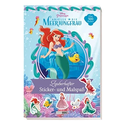 Abbildung von Disney Prinzessin: Arielle die Meerjungfrau Zauberhafter Sticker und Malspaß: Malblock