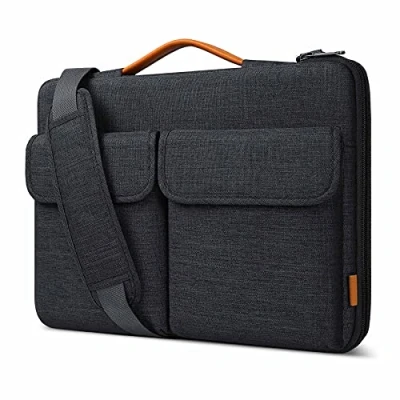 Abbildung von Inateck 360 Rundumschutz Laptoptasche Hülle Schultertasche Kompatibel mit 15 Zoll Dell Inspiron, Lenovo legion Y520, HP Pavilion