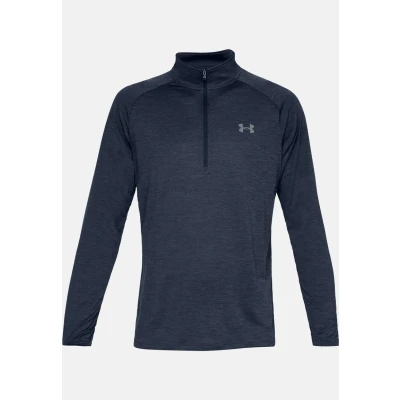 Abbildung von Under Armour TECH ZIP Langarmshirt, Herren, Größe: Small, Academy