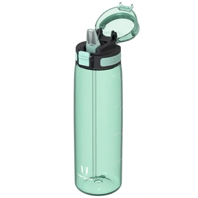 Abbildung von Super Sparrow Trinkflasche 1L Tritan Wasserflasche BPA frei Ideale Sportflasche Strohhalm für Sport, Outdoor und Camping Leicht, Nachhaltig