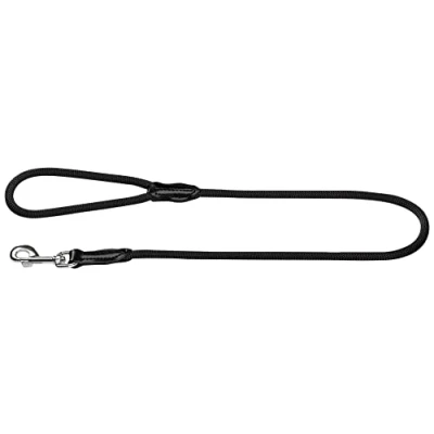 Abbildung von HUNTER FREESTYLE Hundeführleine mit Handschlaufe, wetterfest, 1,0 x 110 cm, schwarz