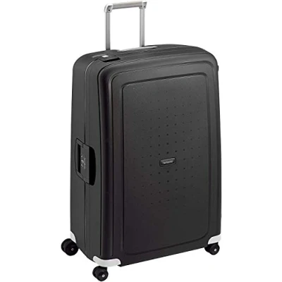 Abbildung von Samsonite S&#039;Cure Hartschalenkoffer 81 cm Extra Groß Trolley Koffer mit 4 Rollen, TSA Schloss, Leicht 138 L Schwarz (Black)