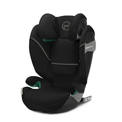 Abbildung von CYBEX Gold Kindersitz Solution S2 i Fix, Für Autos mit und ohne ISOFIX, 100 150 cm, Ab ca. 3 bis 12 Jahre (15 50 kg), Moon Black