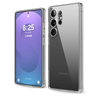 Abbildung von elago Hybrid Hülle Entworfen für Samsung Galaxy S25 Ultra 6,8 Zoll Schutzhülle mit PC/TPU Technologie, Präzise Kameraausschnitte, Schlankes und Leichtes Design, Stoßfest (Transparent)