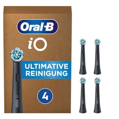 Abbildung von Oral B iO Ultimative Reinigung Aufsteckbürsten für elektrische Zahnbürste, 4 Stück