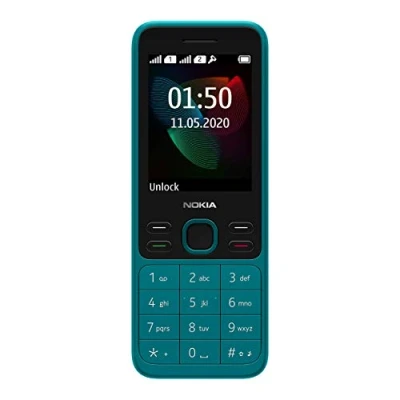 Abbildung von Nokia 150 Version 2020 Feature Phone (2,4 Zoll, 4 MB interner Speicher (erweiterbar auf bis zu 32 GB per MicroSD Karte), RAM, Dual SIM) Cyan
