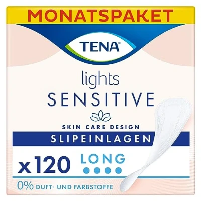Abbildung von Tena Lights by Long, Monats Paket, 120 Einlagen, Hell, 20 Stück (6er Pack)